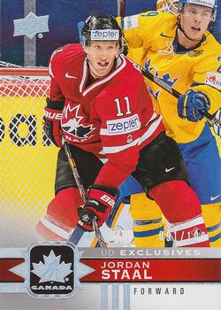 2017-18 Upper Deck Team Canada - UD Exclusives Silver #33 Jordan Staal Front