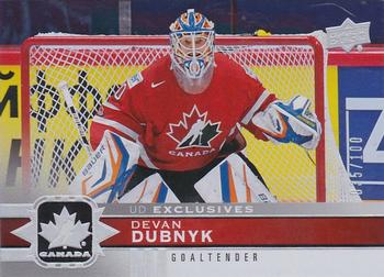 2017-18 Upper Deck Team Canada - UD Exclusives Silver #57 Devan Dubnyk Front