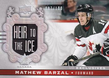 2017-18 Upper Deck Team Canada - UD Exclusives Silver #148 Mathew Barzal Front