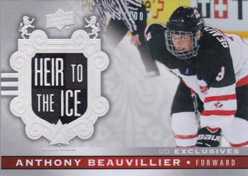 2017-18 Upper Deck Team Canada - UD Exclusives Silver #156 Anthony Beauvillier Front