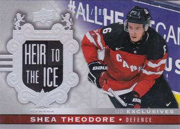 2017-18 Upper Deck Team Canada - UD Exclusives Silver #159 Shea Theodore Front