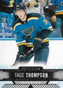 2017-18 Upper Deck Overtime #178 Tage Thompson Front