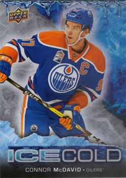 2017-18 Upper Deck Overtime - Ice Cold #IC-1 Connor McDavid Front