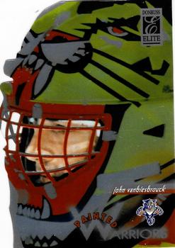 1996-97 Donruss Elite - Painted Warriors Promo #4 John Vanbiesbrouck Front