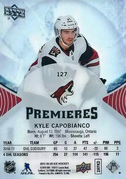 2017-18 Upper Deck Ice #127 Kyle Capobianco Back