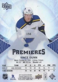 2017-18 Upper Deck Ice #156 Vince Dunn Back