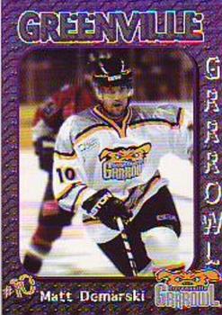 2003-04 Greenville Grrrowl (ECHL) #NNO Matt Demarski Front