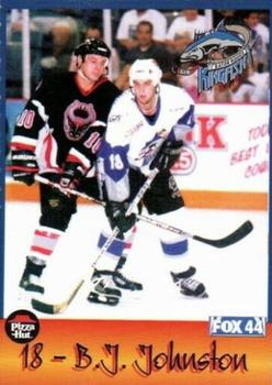 1998-99 Baton Rouge Kingfish (ECHL) #10 Billy Jay Johnston Front