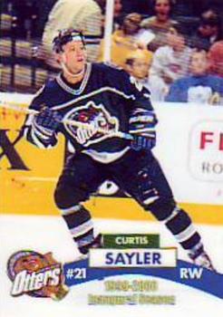 1999-00 Roox Missouri River Otters (UHL) #18 Curtis Sayler Front