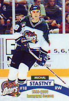 1999-00 Roox Missouri River Otters (UHL) #21 Michal Stastny Front
