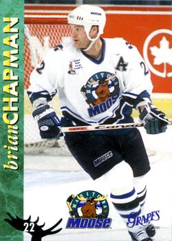 1998-99 Manitoba Moose (IHL) #D4 Brian Chapman Front