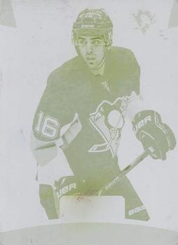 2013-14 Panini National Treasures - 2012-13 Rookie Anthology Printing Plate Yellow #99 Brandon Sutter Front