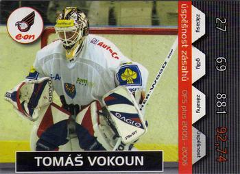 2005-06 Czech OFS - Save Percentage Leaders #12 Tomas Vokoun Front