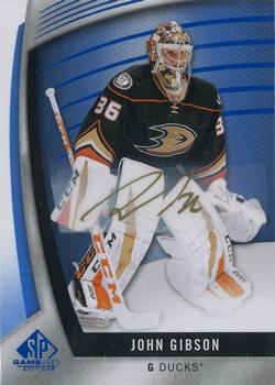 2017-18 SP Game Used - Blue Autographs #37 John Gibson Front