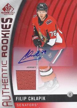 2017-18 SP Game Used - Red Autographed Jerseys #129 Filip Chlapik Front