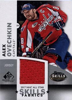 2017-18 SP Game Used - 2017 NHL All-Star Skills Fabrics #AS-AO Alex Ovechkin Front