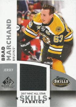 2017-18 SP Game Used - 2017 NHL All-Star Skills Fabrics #AS-BM Brad Marchand Front