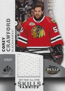 2017-18 SP Game Used - 2017 NHL All-Star Skills Fabrics #AS-CC Corey Crawford Front