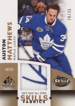 2017-18 SP Game Used - 2017 NHL All-Star Skills Fabrics Patch #AS-AM Auston Matthews Front