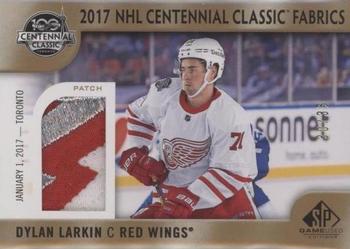 2017-18 SP Game Used - 2017 NHL Centennial Classic Fabrics Patch #CC-DL Dylan Larkin Front