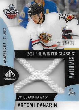 2017-18 SP Game Used - 2017 NHL Winter Classic Material Net Cord #WCNC-AP Artemi Panarin Front