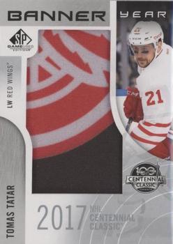 2017-18 SP Game Used - Banner Year 2017 Centennial Classic #BCC-TT Tomas Tatar Front
