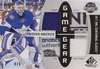 2017-18 SP Game Used - Game Gear 2017 NHL Centennial Classic #CCGG-FA Frederik Andersen Front