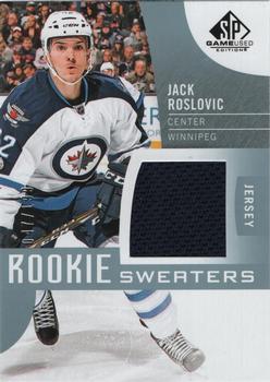 2017-18 SP Game Used - Rookie Sweaters Jersey Relics #RS-JR Jack Roslovic Front