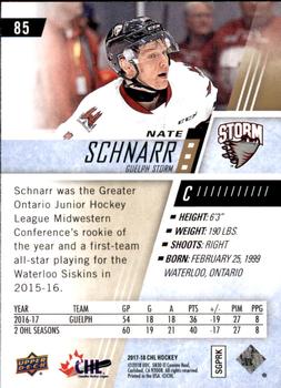 2017-18 Upper Deck CHL #85 Nate Schnarr Back