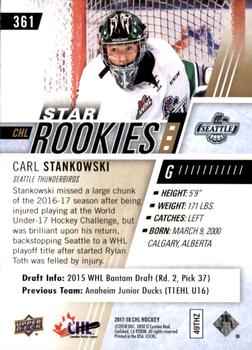 2017-18 Upper Deck CHL #361 Carl Stankowski Back