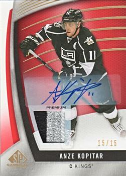 2017-18 SP Game Used - Supreme Jumbo Relics Patches #PA-AK Anze Kopitar Front