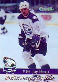 1999-00 Roox Indianapolis Ice (CHL) #7 Jay Hern Front