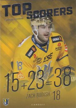 2017-18 Cardset Finland - Top Scorers Silver #TS4 Zach Budish Front