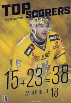 2017-18 Cardset Finland - Top Scorers Blue #TS4 Zach Budish Front