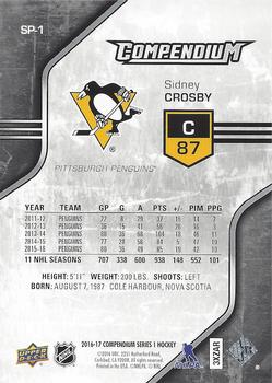2016-17 Upper Deck Compendium - SP Achievement #SP-1 Sidney Crosby Back