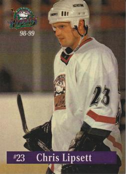 1998-99 Roox Roanoke Express (ECHL) #22 Chris Lipsett Front