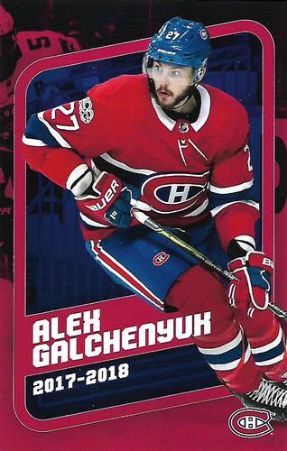 2017-18 Montreal Canadiens #NNO Alex Galchenyuk Front