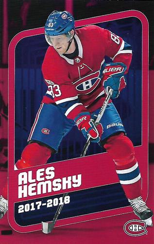 2017-18 Montreal Canadiens #NNO Ales Hemsky Front