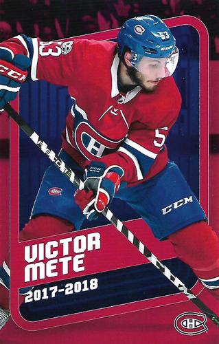 2017-18 Montreal Canadiens #NNO Victor Mete Front