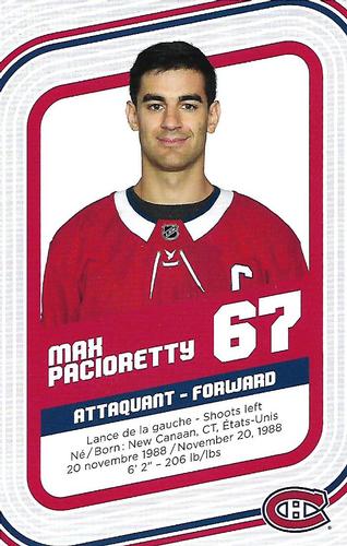 2017-18 Montreal Canadiens #NNO Max Pacioretty Back