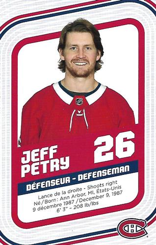 2017-18 Montreal Canadiens #NNO Jeff Petry Back