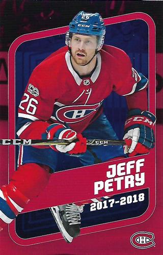 2017-18 Montreal Canadiens #NNO Jeff Petry Front