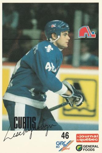 1988-89 General Foods Quebec Nordiques #NNO Curtis Leschyshyn Front