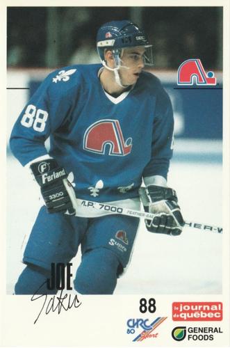 1988-89 General Foods Quebec Nordiques #NNO Joe Sakic Front