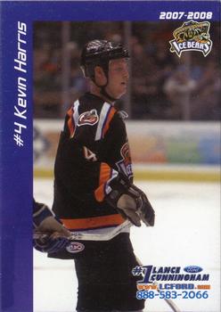 2007-08 Ford Knoxville Ice Bears (SPHL) #NNO Kevin Harris Front