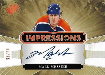 2017-18 SPx - Impressions Autographs #IA-MM Mark Messier Front