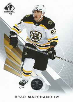2017-18 SP Authentic #54 Brad Marchand Front