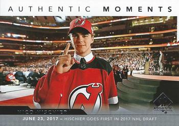 2017-18 SP Authentic #115 Nico Hischier Front