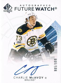 2017-18 SP Authentic #116 Charlie McAvoy Front
