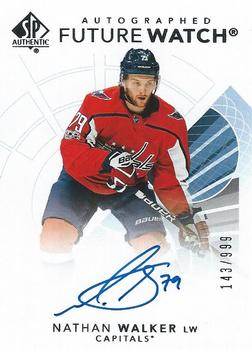 2017-18 SP Authentic #179 Nathan Walker Front